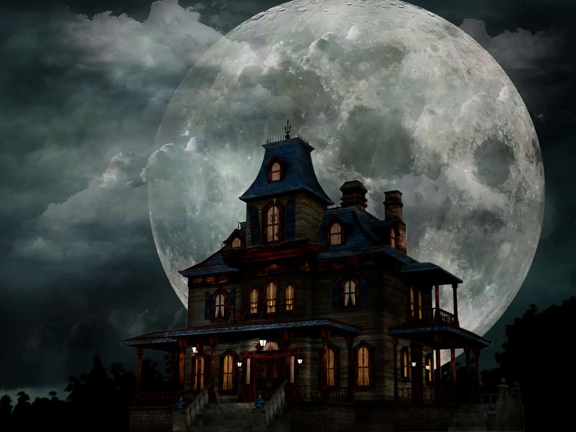 Haunted House Illustration