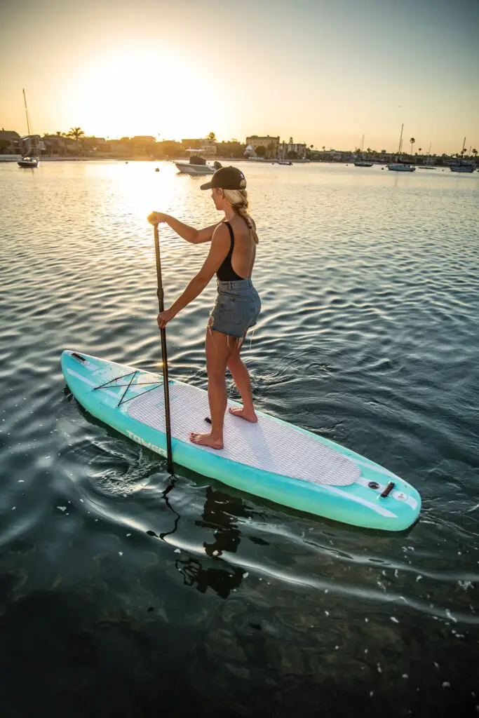 Woman on a Paddle Board