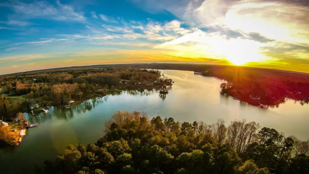 View of Lake Wylie South Carolina
