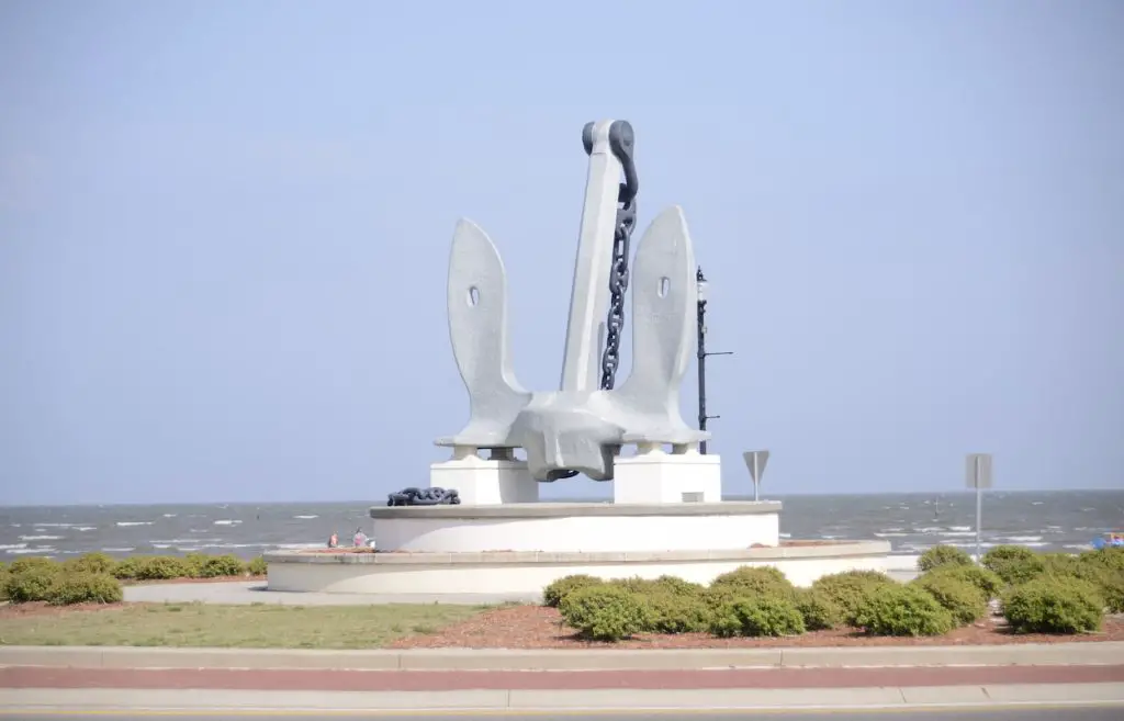 Anchor at Gulfport, Mississippi Waterfront, Gulfport