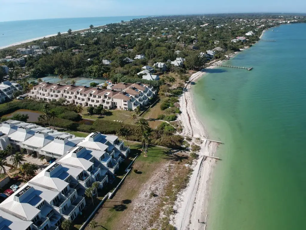 Aerial View of Sanibel Island Florida