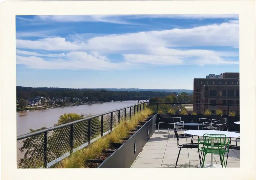 View of Savannah River in Augusta from Cyber Center
